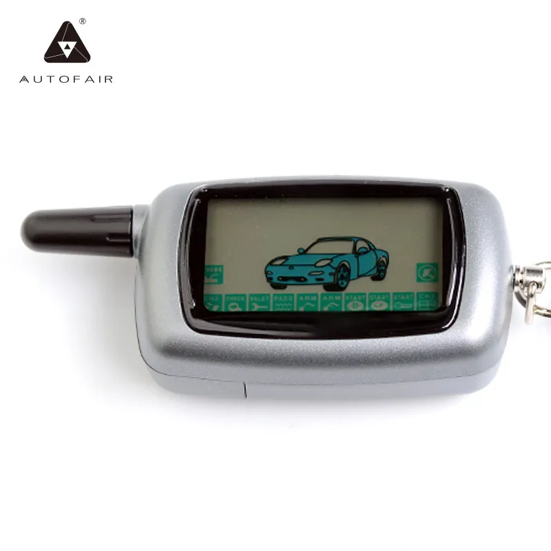 two way car alarm system starline a9 lcd remote controller (4)