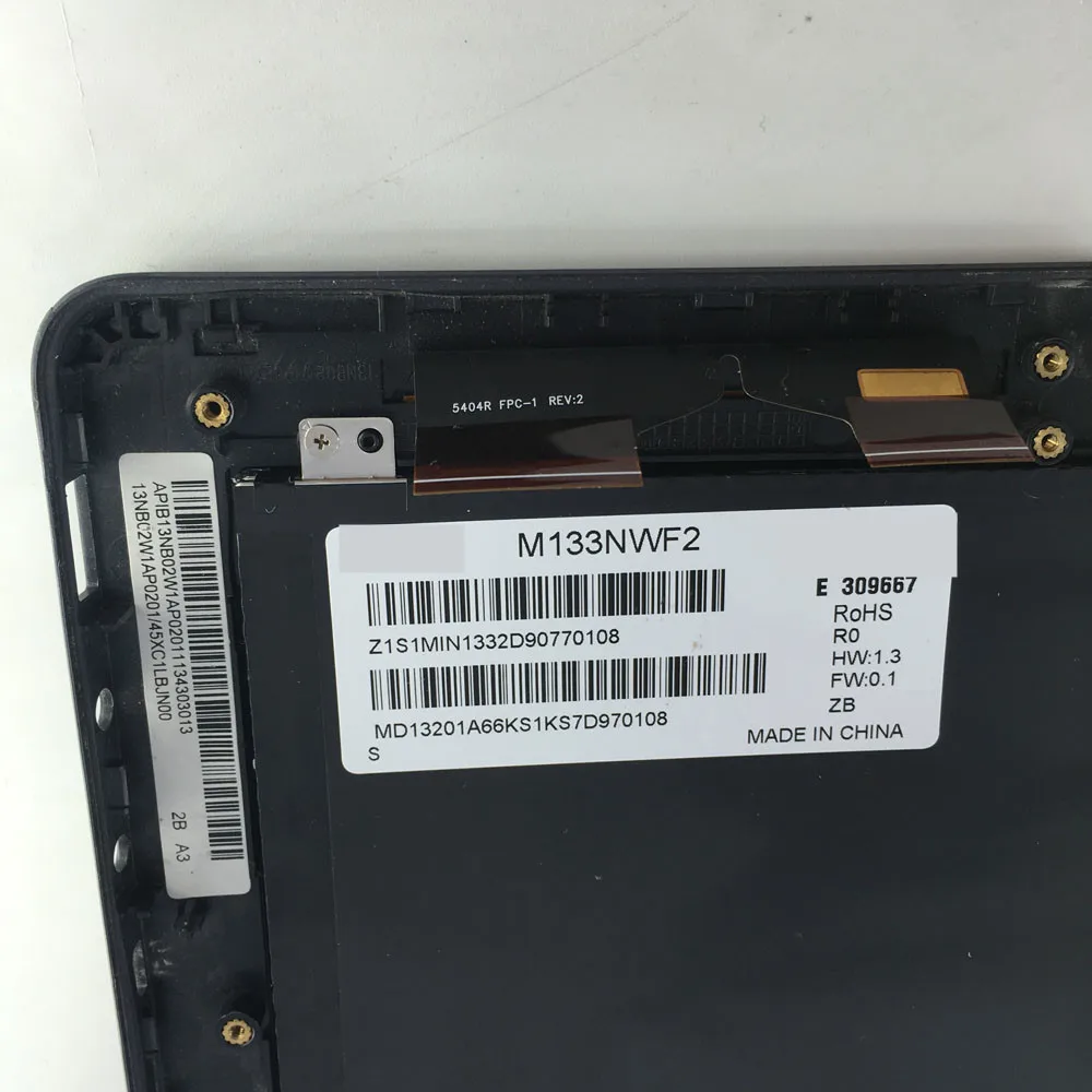 13,3 ''N133HSE-EB2 lcd сенсорный экран дигитайзер в сборе для Asus T300L T300LA с рамкой 5404r