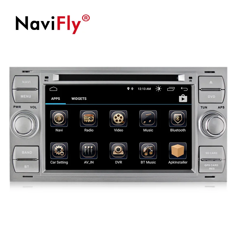 Best Android 8.1 Car dvd multimedia player radio audio For Ford Mondeo S-max Focus C-MAX Galaxy Fiesta Form Fusion Connect GPS Navi 1