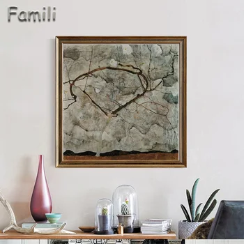 

Egon Schiele Abstract Oil Painting Autumn Tree Canvas Art Print Poster Picture Wall Living Room Home Decoration Murals UnFramed