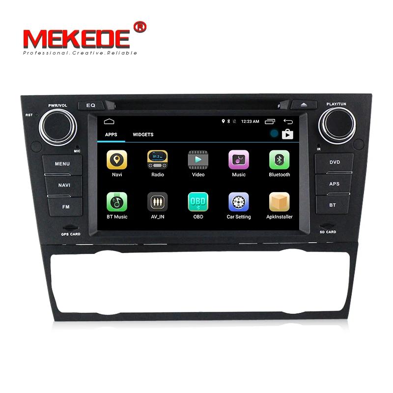 Top free shipping 4G lte Android 7.1 Car DVD Player multimedia for BMW E90 E91 E92 E93 with WIFI BT 2G RAM 16G ROM GPS navigation 1