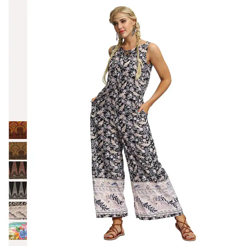bohemian style jumpsuits