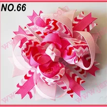 310 шт 4,5 ''шеврон волосы банты девушки банты из бутика бутик фанки лук шевронная лента банты для волос