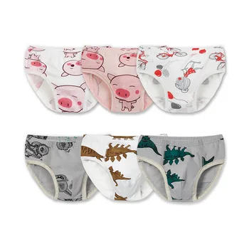 

MrY 3Pcs Baby Cute pig print Boy Girl Cotton Underwear Pants Newborn Underwear Briefs Infant Underpants sets