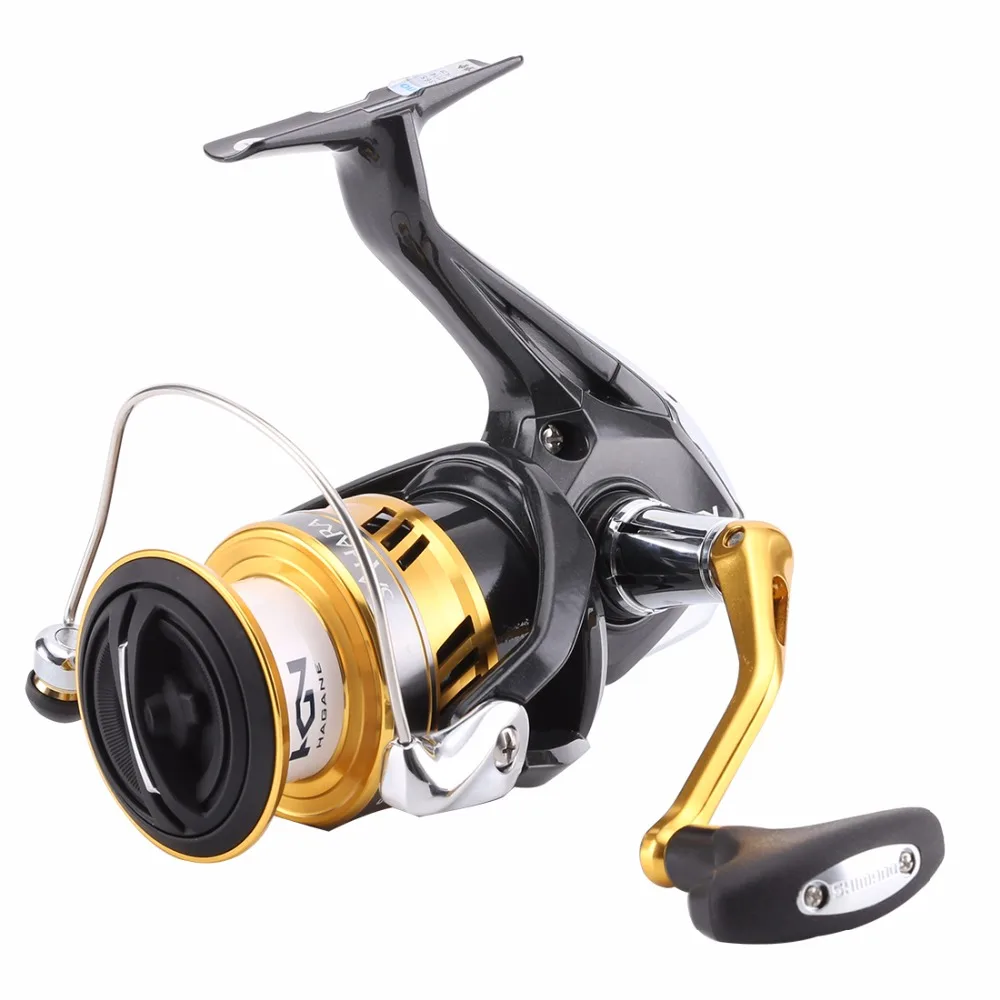 Новая Оригинальная спиннинговая Рыболовная катушка Shimano SAHARA FI 1000 2500 C3000 4000 C5000XG 5BB Hagane gear x-корабль катушка для соленой воды