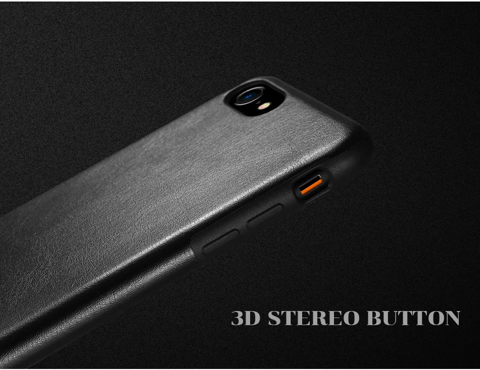 FLOVEME Deluxe PU Leather Case For iPhone 6 6S 7 7 Plus Cover Crazy Horse Pattern Smooth Touch Ultra Thin Cover For iPhone 6 7 (8)