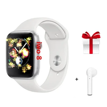 

IWO8+Earphone/set Smartwatch MTK2502 44mm case Watch Series 4 Smartwatch Support SMS synchroniza VS IWO 5 6
