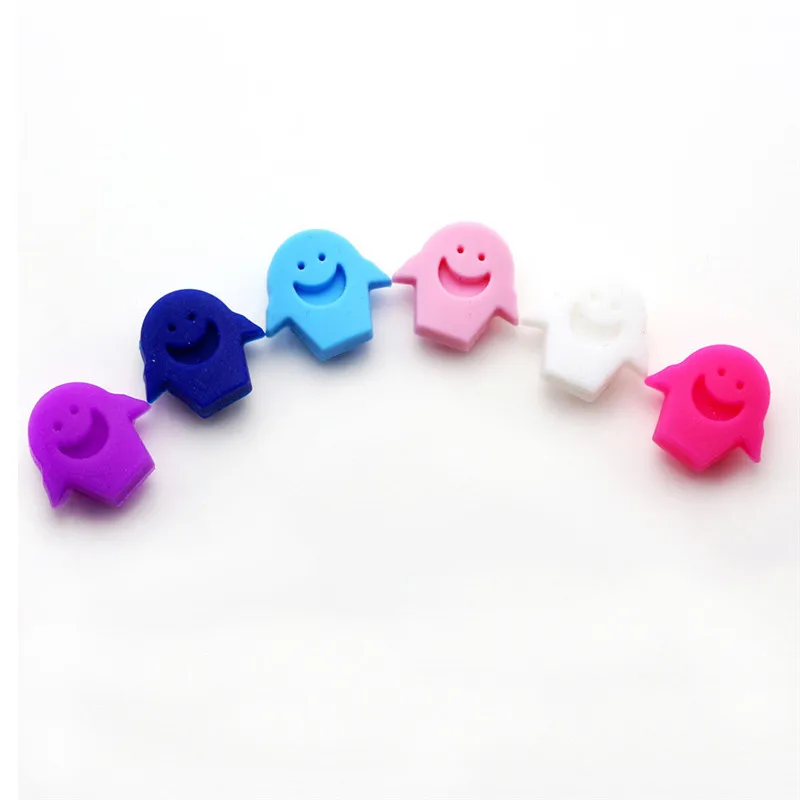 

Hot Sale New Smile Face Silicone Mini Tea Cup Beer Bottle Mug Identify Sucker Markers