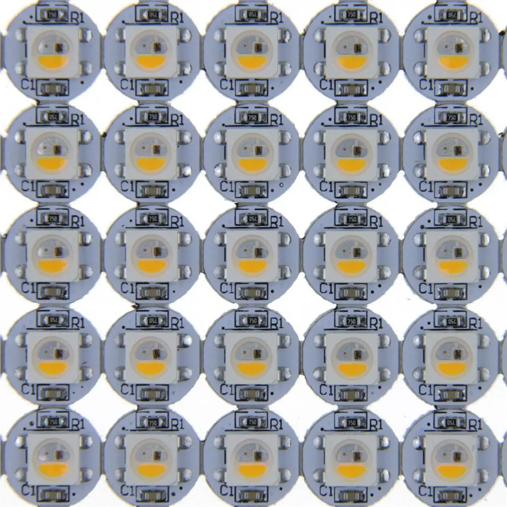 100 шт. IC светодиодный чип WS2812B SK6812 WS2813 SK9822 5050 3528 3535 RGB SMD светодиодный чип DC5V Предварительно смонтированные светодиоды на борту