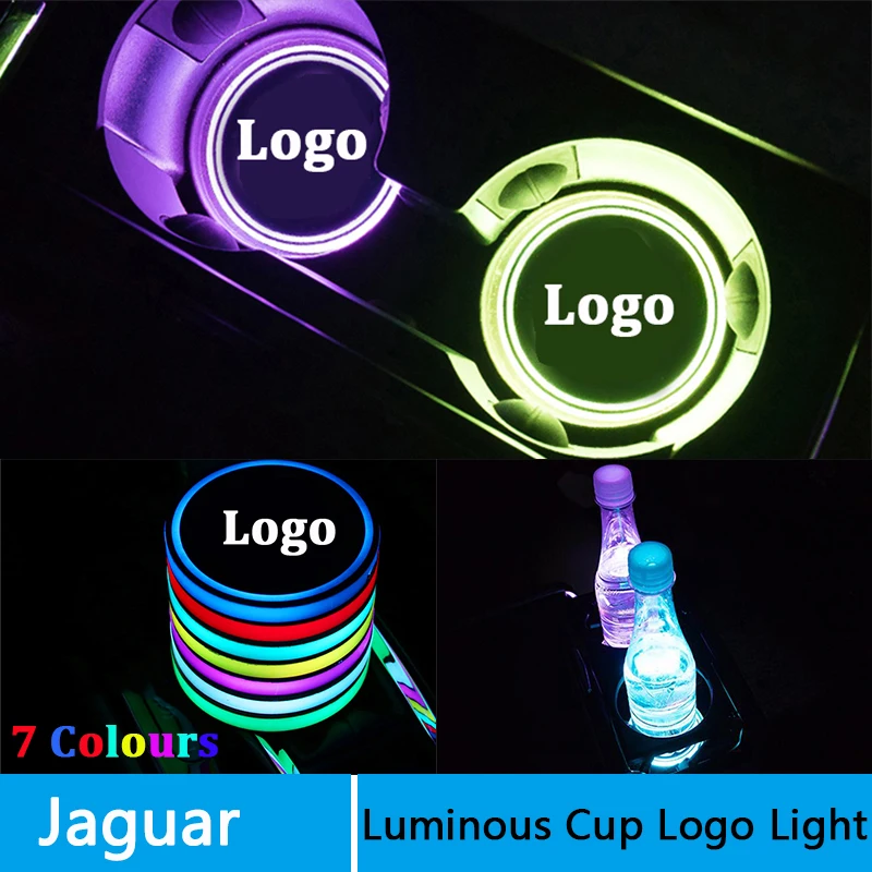 2 шт. светодиодный автомобильный логотип чашечные лампы для Jaguar xf f pace xe xj x type Logo