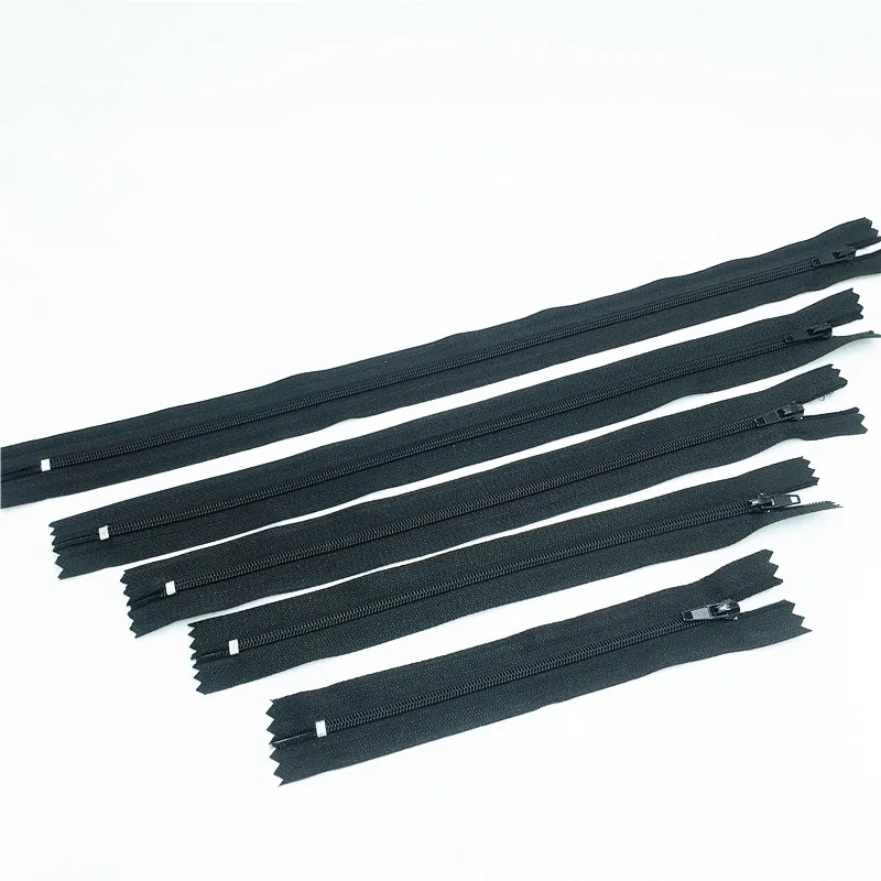 Черный цвет 30 шт. 5 размеров разные размеры нейлоновая катушка молнии портной 6 8 10