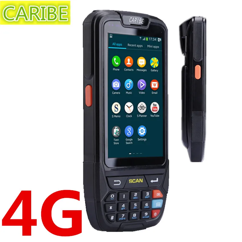  CARIBE 1D 2D Barcode Scanner Programmable Handheld Computer PDA with GPS Bluetooth