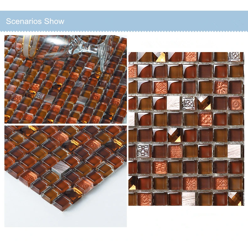 Acquista allingrosso online bagno piastrelle a mosaico idee da ...