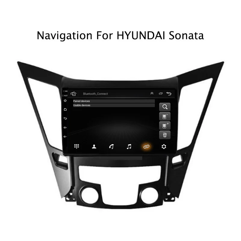 Sale NAVITOPIA 9inch 4G LTE WIFI Head Unit for Hyundai Sonata 8 YF 2010-2015 Android 6.0 2G+32G Car DVD Multimedia GPS Navigation 3