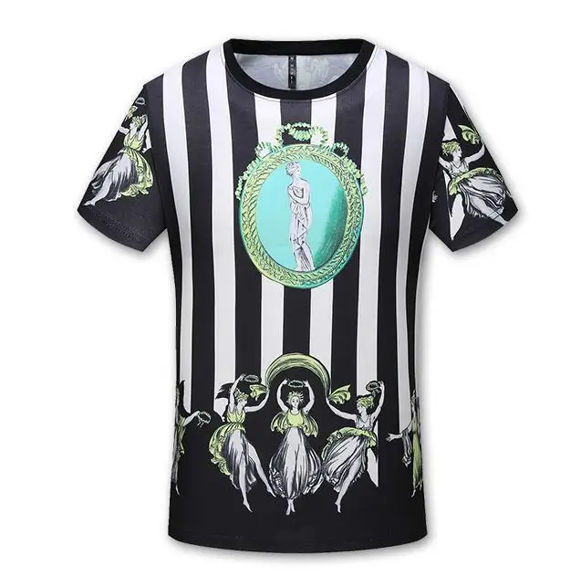 

2019 Virgin Mary Men's T-Shirts Summer Hip Hop Tees Printed Short Sleeve Tshirts Boy Casual Loose Tops Tees