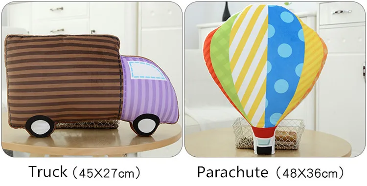 Милые мягкие транспортные Мягкие плюшевые игрушки креативная машина Автобус Грузовик самолет куклы детские игрушки подарок на год игрушки для детей