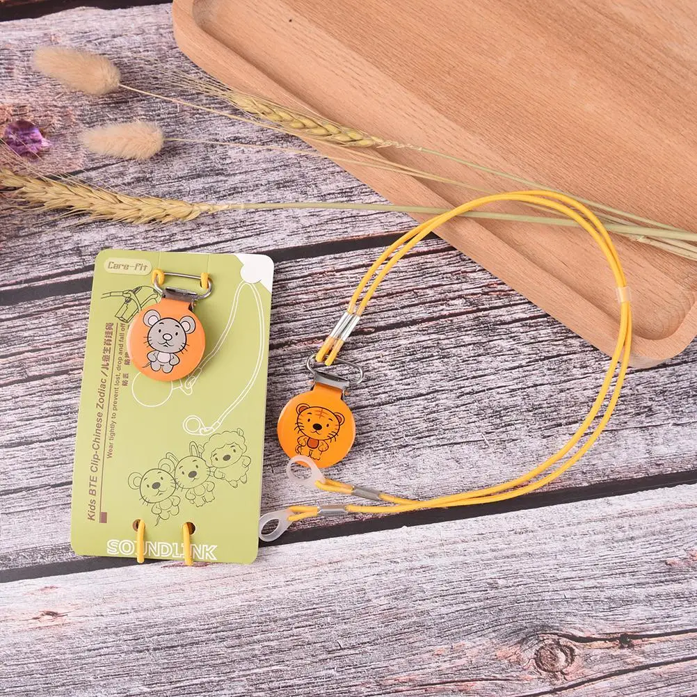 Kids BTE Hearing Aid Clip Holder Protector for Behind The Ear Hearing Aids and Cochlear Implants Binaural Corded 12 Animal Signs Kids BTE Hearing Aid Clip Holder Protector for Behind The Ear Hearing Aids and Cochlear Implants Binaural Corded 12 Animal Signs