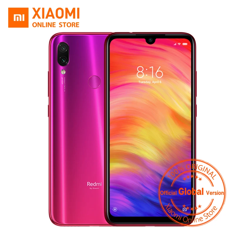 

Global Version Xiaomi Redmi Note 7 4GB 128GB Mobile Phone Snapdragon 660 Octa Core 4000mAh 6.3" 2340*1080 48MP+5MP Smartphone