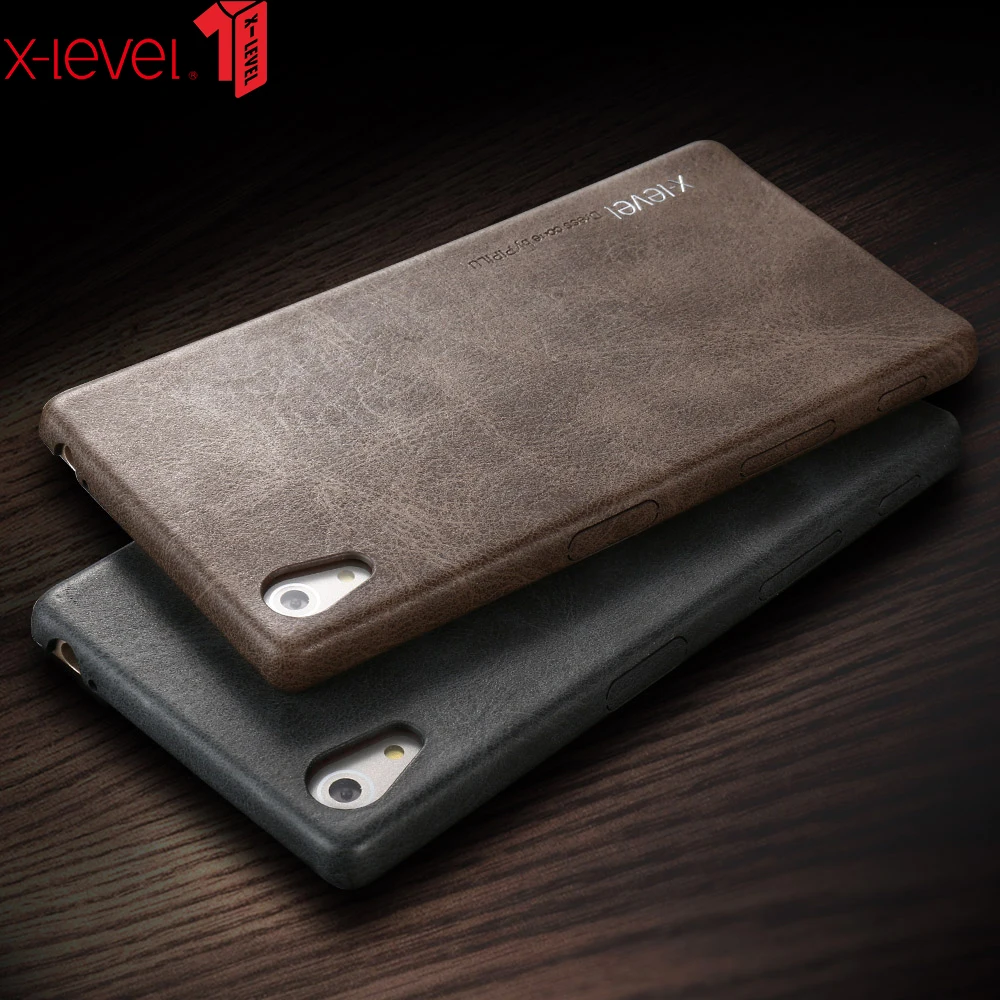 

X-Level Leather Case For Sony Xperia Z5 Soft Touch Ultra Light Protective Back Phone Cover Coque For Sony Xperia Z5