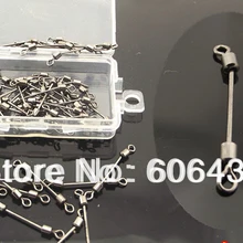 100 шт./лот рыболовная приманка линия соединитель крест замок аксессуары