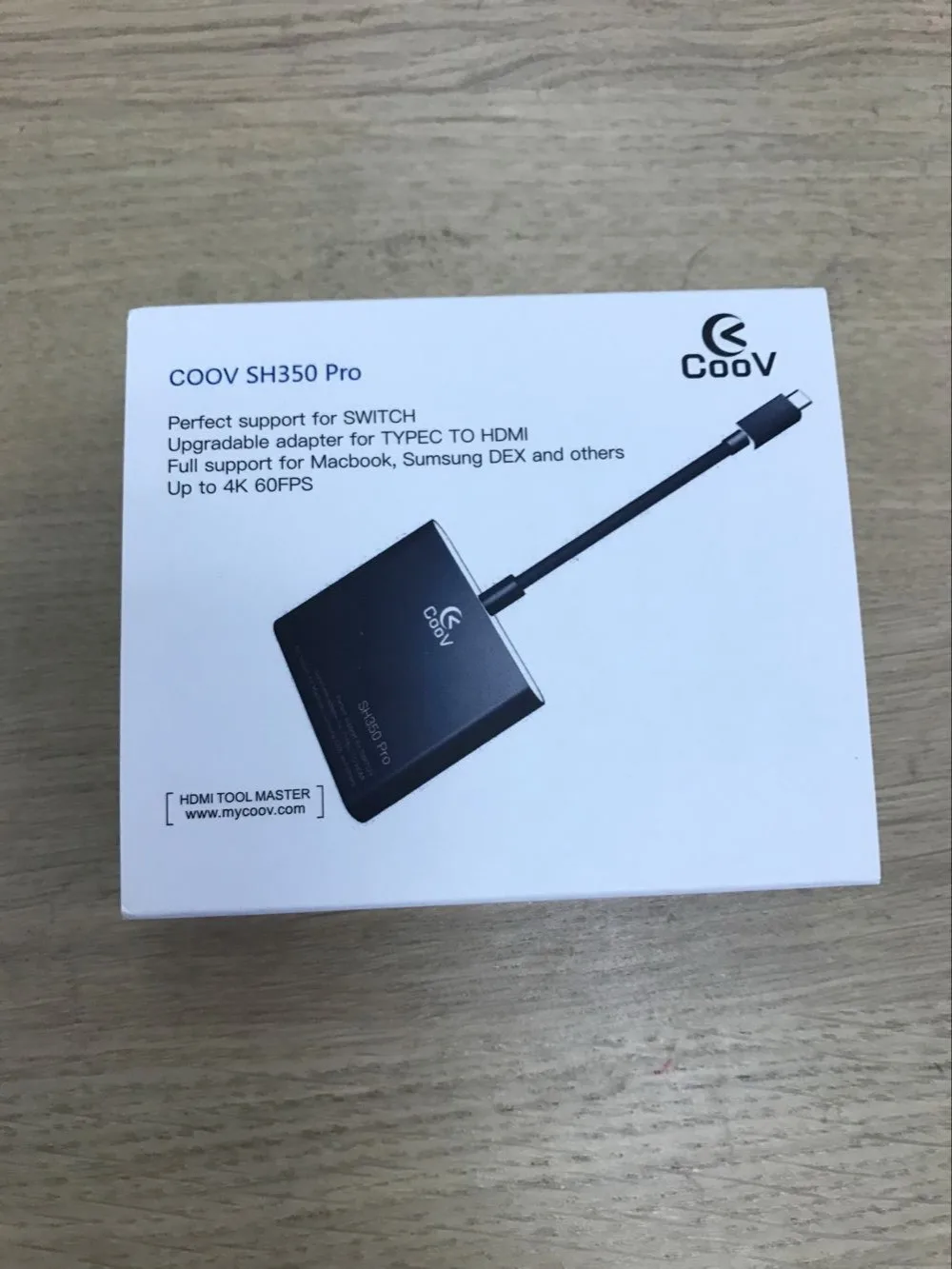 

Coov SH350 Pro Portable Dock upgradable for USB-C Type-C to HDMI Adaptor Hub Converter 4K 60FPS Transfer for Switch NS console