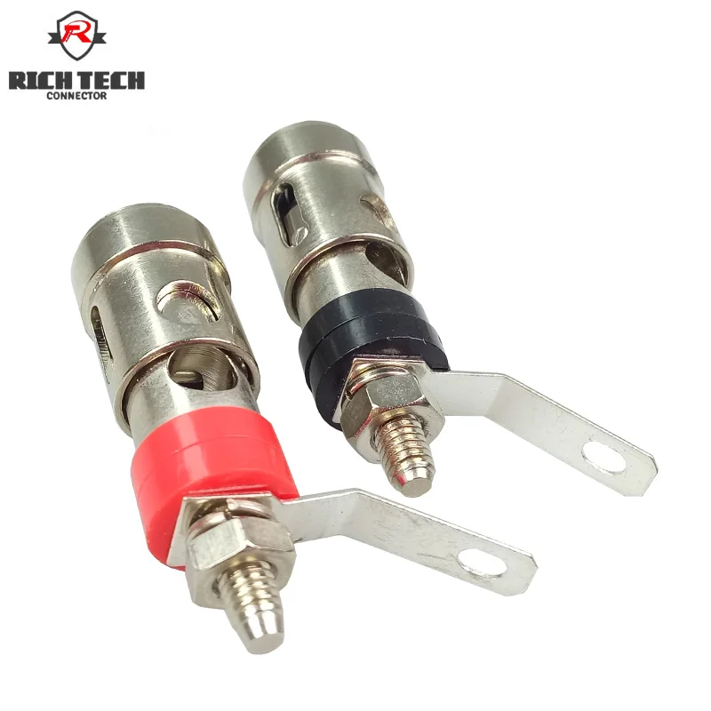 8pcs Binding post connector push style free solderingin Connectors