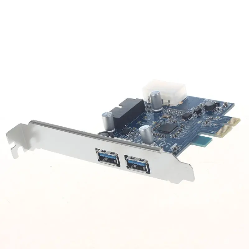 PCI Express E карта 2 порта концентратор адаптер + USB 3 0 Передняя панель 5 Гбит/с высокая