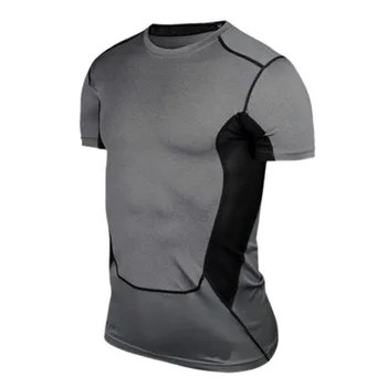 

Men Compression Under Base Layer Top Tight Short Sleeve T-Shirt Sport Collection S-XXL Outdoor