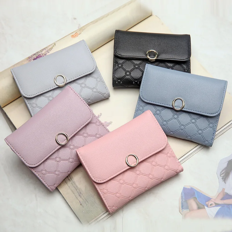 

2018 New Small Women Wallet Japan Version Multi Card Purse Female Simple Fashion Wallet Portefeuille Femme Carteira Feminina