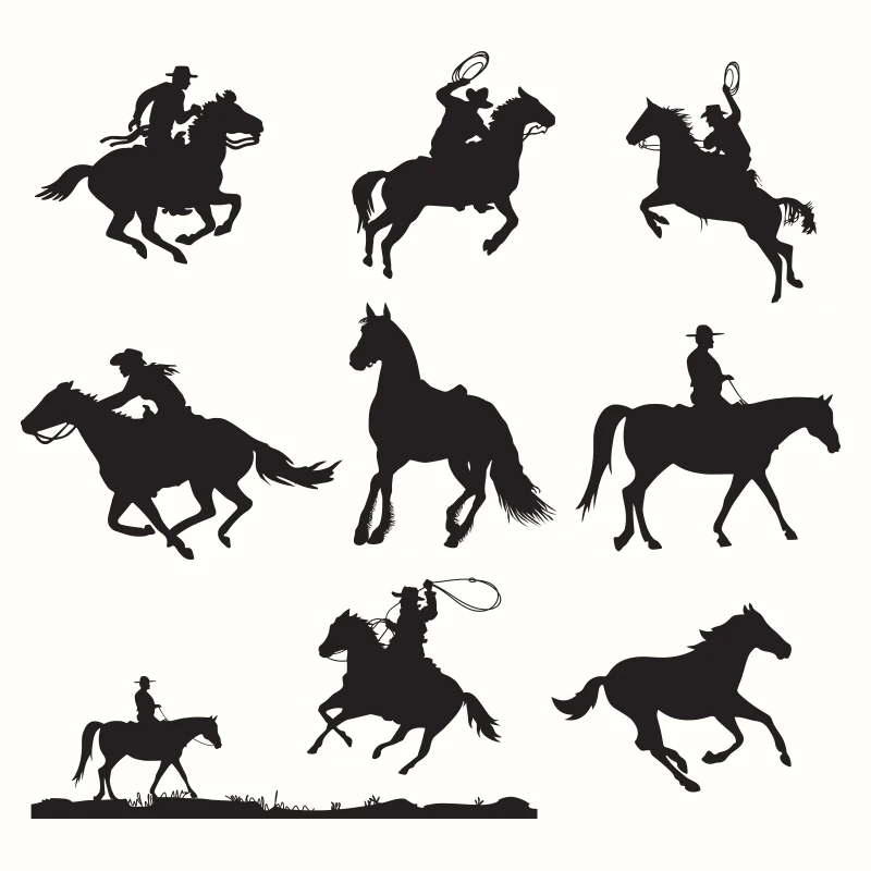 DUOFEN المعادن قطع يموت الحيوانات الحصان رايدر للرجل الصيد سباق الرياضة الدانتيل جوفاء DIY قصاصات ورقية ألبوم 2019 جديد