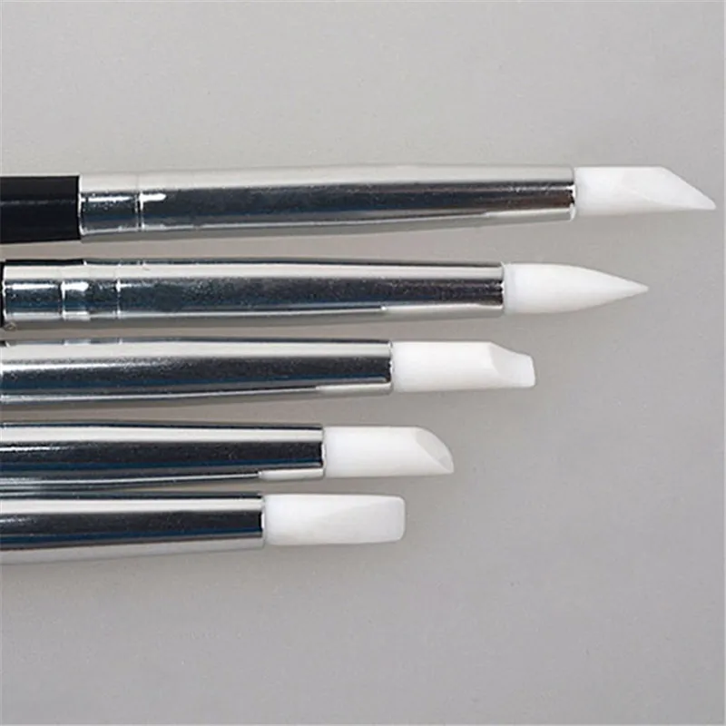 

5pcs Silicone Rubber Shapers Polymer Clay Sculpting Modelling Fimo Tools Set
