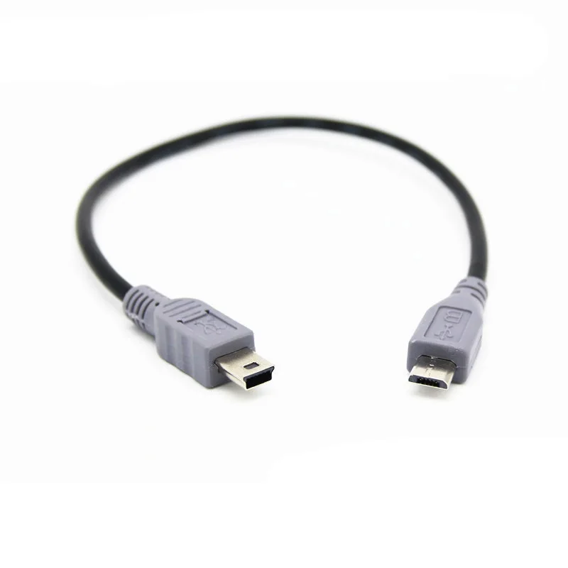 Кабель Micro USB-B для USB mini-B 25 см 50 100 Кабели телефонов высокоскоростные адаптеры