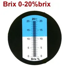 Ручной 0-20% Brix режущий жидкий рефрактометр RHB-20ATC