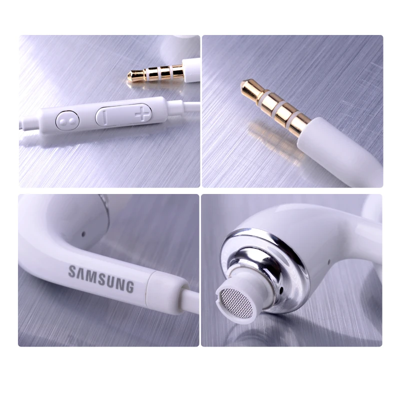 Оригинальный samsung galaxy s6 s7 s8 s9 s10 плюс J5 наушники с микрофоном/регулятор громкости