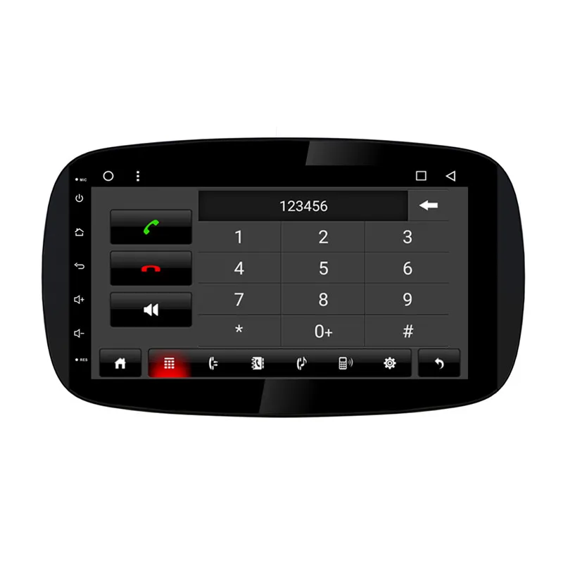 Best Ectwodvd 9inch Octa Core Android 8.1 Car DVD Player GPS Navigation Multimedia For Benz SMART 2015 5