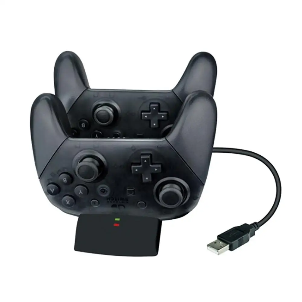 

Pro Controller Charger For Nintendo Switch Dual Controller Charger Charging Dock Stand Station For Nintendo Switch Controllers