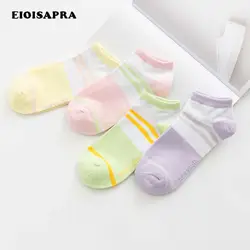 [EIOISAPRA] Японские Носки ярких цветов модные женские носки в стиле хараджуку в студенческом стиле повседневные милые мягкие носки из дышащего