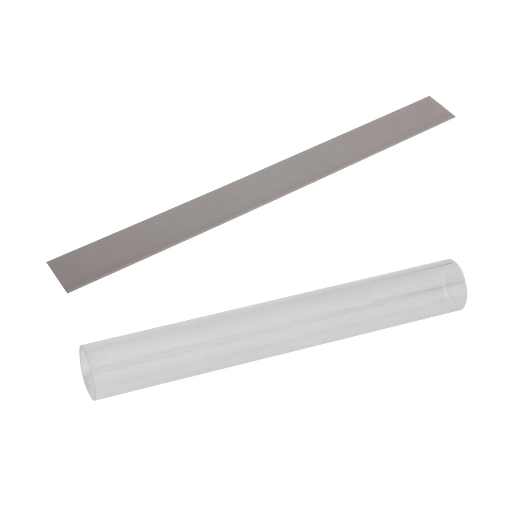 2pcs 8&quot Stainless Steel Blade&amp7&quot Clear Acrylic Roller for Polymer Clay Craft | Дом и сад