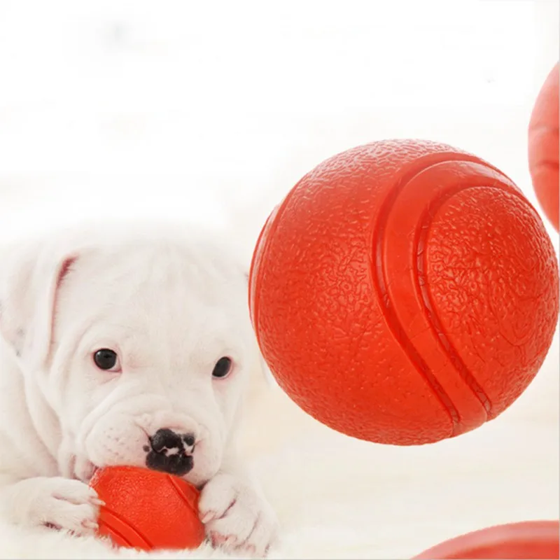 Dog Toy Rubber Ball Chew Toys Teddy Pitbull Pet Supplies For Small