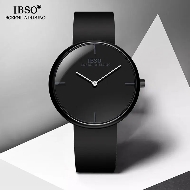 IBSO творческий для мужчин часы силиконовые спортивные часы Relogio Masculino 2019 лучший бренд класса люкс кварцевые часы Best подарки #8306