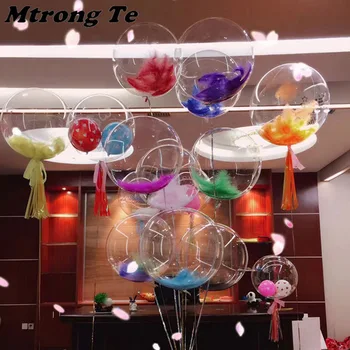 

1pcs No Winkles Transparent PVC Balloons 10/18 inch Clear Bubble Helium Globos Wedding Birthday Party Decor Balaos Kid Toys Ball
