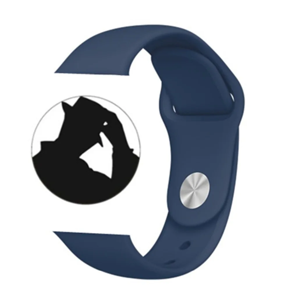 CRESTED silicone Sport strap For Apple Watch band 42mm/38mm/44mm/40mm correa iwatch series 4/3/2/1 wrist Bracelet Rubber belt CRESTED silicone Sport strap For Apple Watch band 42mm/38mm/44mm/40mm correa iwatch series 4/3/2/1 wrist Bracelet Rubber belt