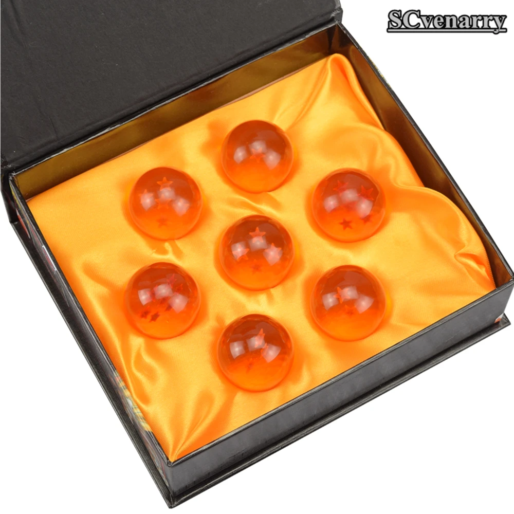 7 шт./лот 3.5 см Dragon Ball Z DragonBall Звезд Хрустальный шар Мячи Новый в коробке Best подарок