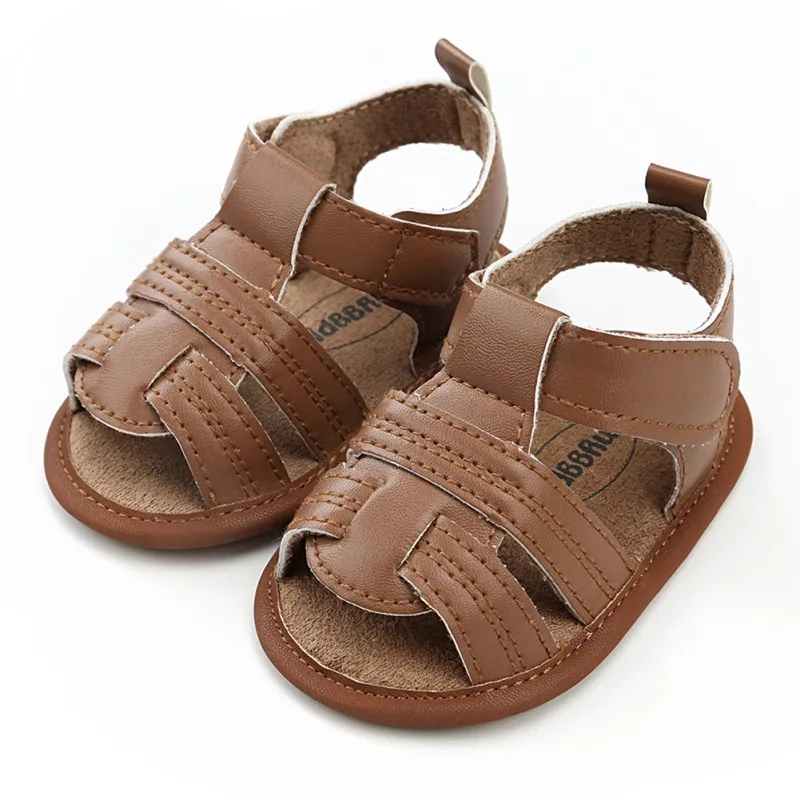 

Summer Baby Boys First Walkers Baby Beach Shoes Breathable Soft Sole Bottom Shoes Walking Crib Shoes 2018 new