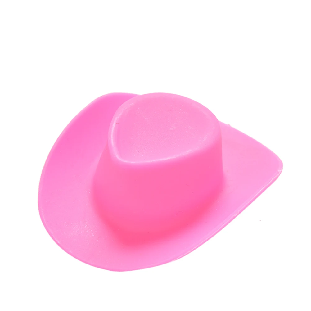 

Pink Princess Hats for For Doll Mini Cowboy Hats Kids Christmas Gift