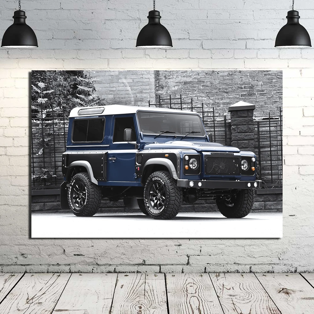 Defender SUV плакат DIY рамка холст живопись транспортных средств настенные