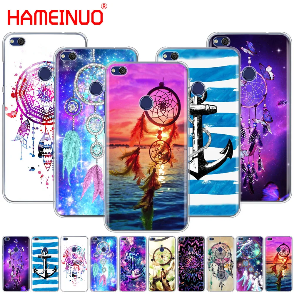 

HAMEINUO little dream catcher anchor Cover phone Case for huawei Ascend P7 P8 P9 P10 P20 lite plus pro G9 G8 G7 2017
