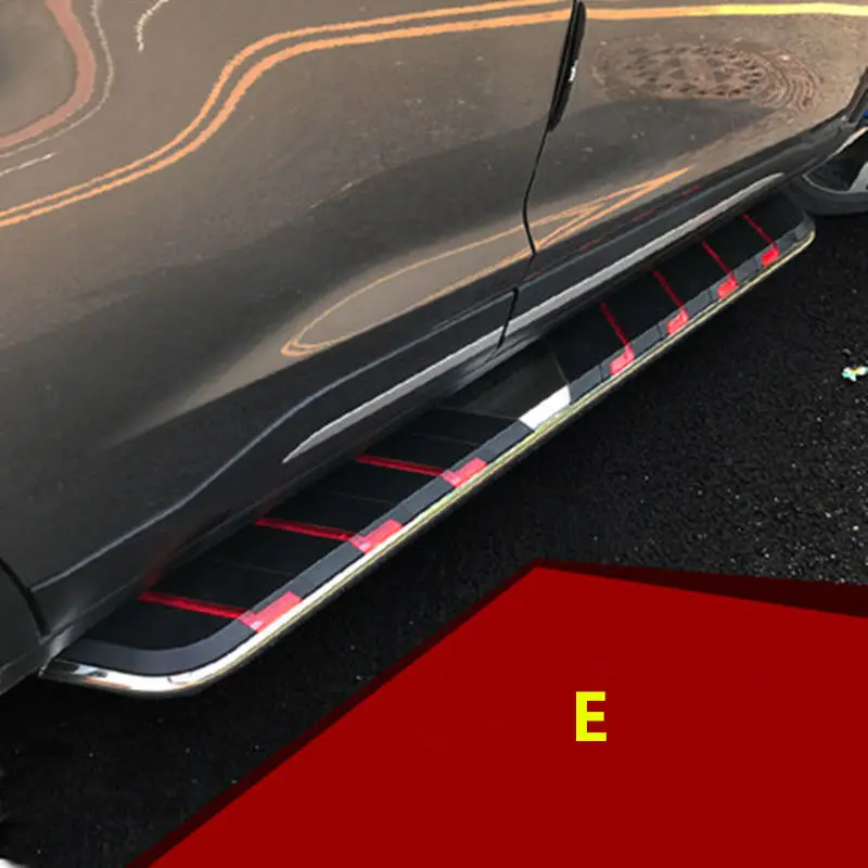 Для Geely Atlas, Boyue, NL3, SUV, Proton X70, Emgrand X7 Sports, двери автомобиля на открытом воздухе приветствуются педали - Цвет: E