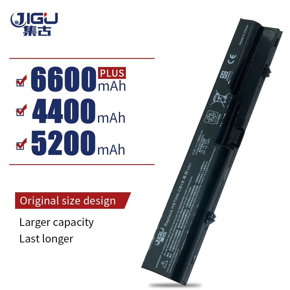 Аккумулятор JIGU для ноутбука 6 ячеек HP ProBook 4320 4325s 4320s 4321 525s 4321s 4520s 4320t 4326s 4420s 4421s 4425s 4520
