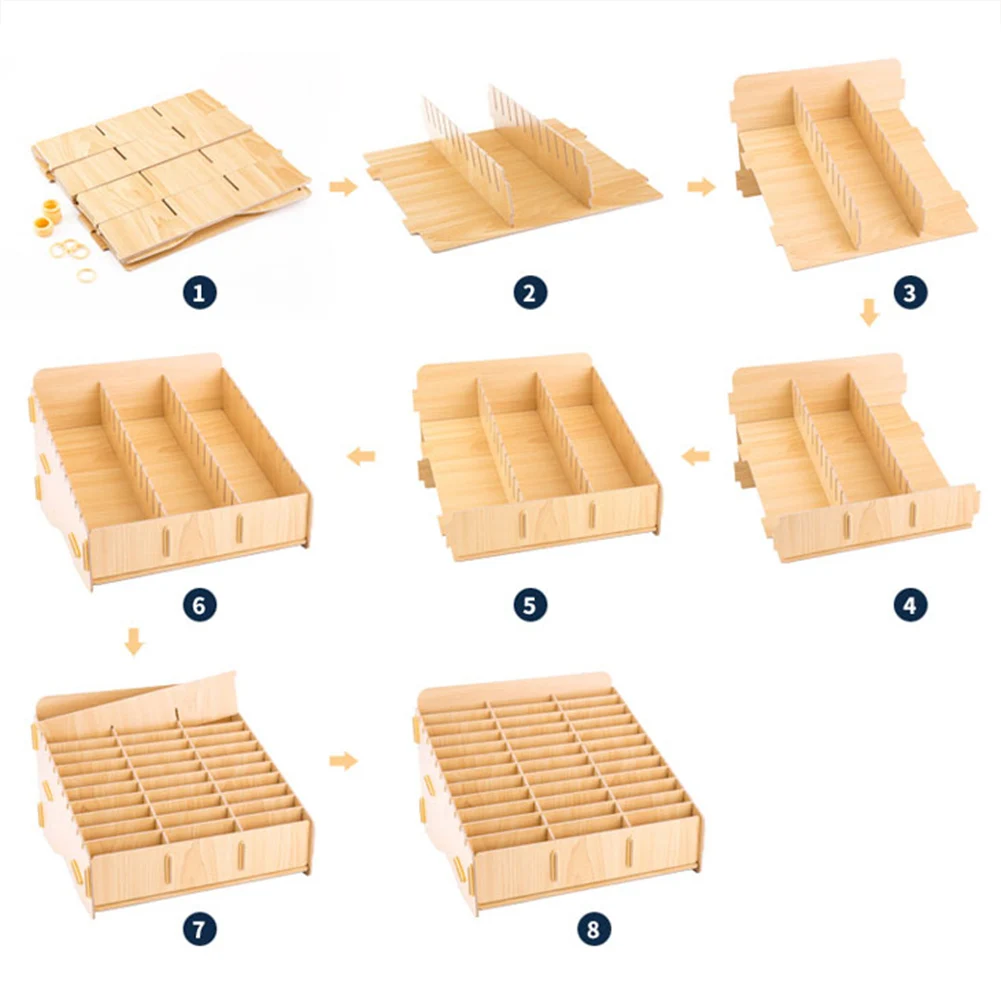 Деревянный ящик для хранения мобильного телефона, креативный рабочий стол, офисная отделка, сетка, мульти стойка для сотового телефона, органайзер для магазина